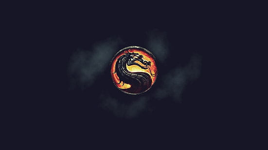 Mortal Kombat 로고, 비디오 게임, Mortal Kombat, 로고, HD 배경 화면 HD wallpaper