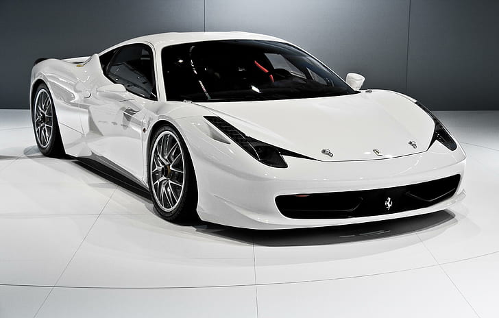 Ferrari 458 white Photo 6, ferrari 458, ferrari, cars, HD wallpaper
