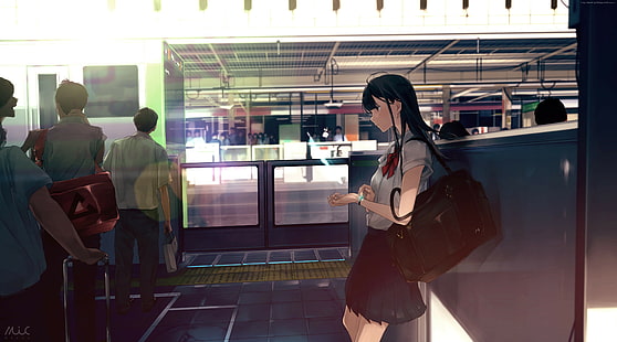 Anime, Mädchen, Schönheit, 4K, HD-Hintergrundbild HD wallpaper