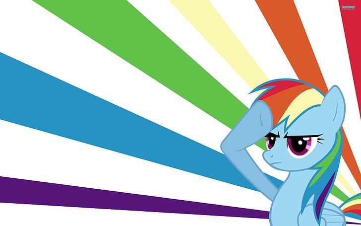 Dash, Little, my, Pony, Regenbogen, HD-Hintergrundbild