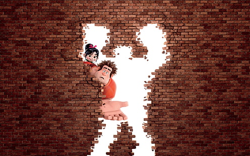 Wreck It Ralph Animation Movie, movie, animation, wreck, ralph, HD wallpaper HD wallpaper