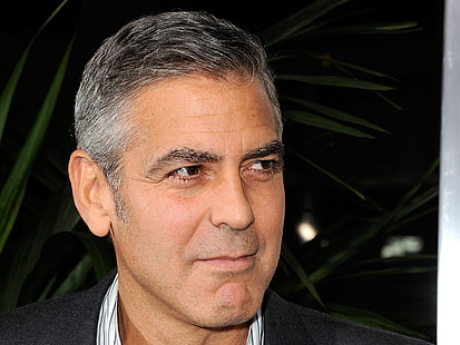 George Clooney, George Clooney, Berühmtheit, Schauspieler, Hollywood, grauhaarig, Smoking, HD-Hintergrundbild HD wallpaper
