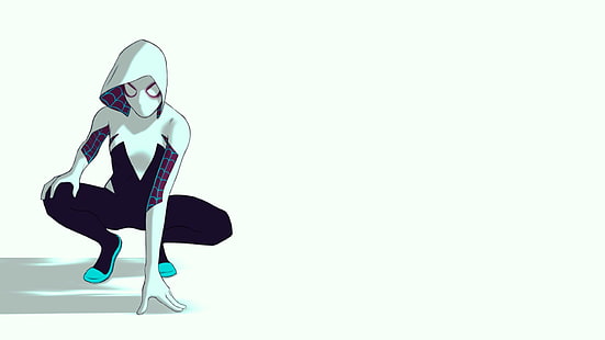 Илюстрация на Spider-Woman, Spider Gwen, Spider-Man, Spider-Gwen, HD тапет HD wallpaper
