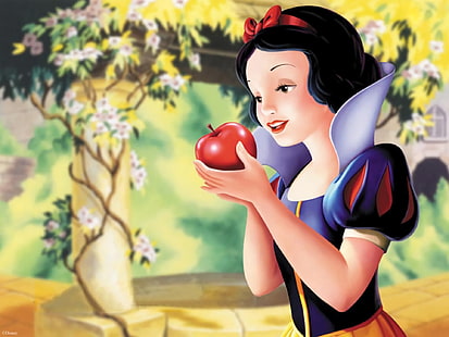 Snow White painting, Movie, Snow White and the Seven Dwarfs, Snow White, HD wallpaper HD wallpaper