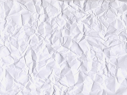 белая бумага, бумага, текстура, белая, морщинистая бумага, HD обои HD wallpaper