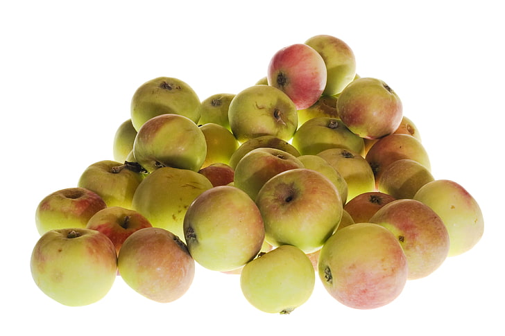 ผลไม้แอปเปิ้ลสีแดงและสีเขียวผลสุกผลไม้จำนวนมาก, วอลล์เปเปอร์ HD