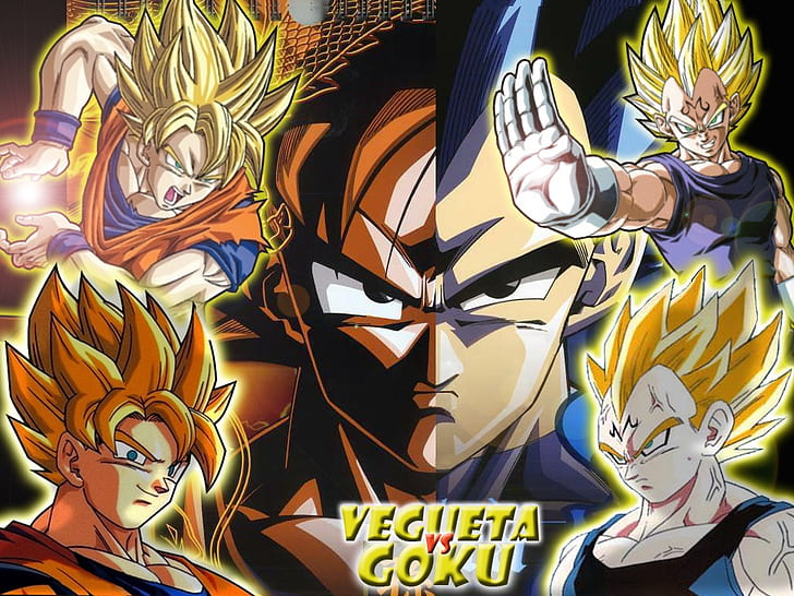 Dragon Ball Goku Vegeta v/s Goku Anime Dragonball HD Art, goku, vegeta, HD  wallpaper | Wallpaperbetter