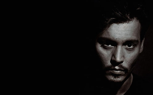Johnny Depp, ator, retrato, homens, celebridade, HD papel de parede HD wallpaper