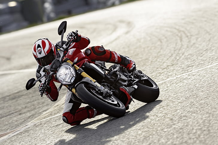 red, Ducati, Monster, moto, road, bike, Legend, speed, classic, ride, HD wallpaper