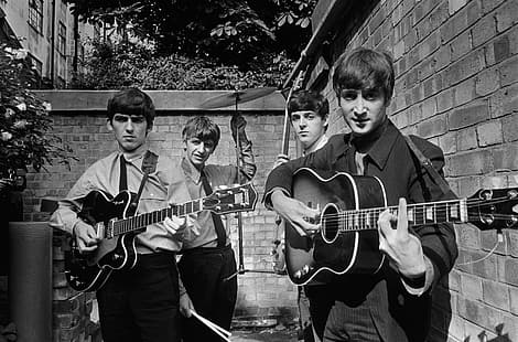 Les Beatles, John Lennon, Paul McCartney, Ringo Starr, George Harrison, Fond d'écran HD HD wallpaper