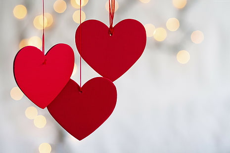 heart, romantic, Valentines Day, love, decorations, HD wallpaper HD wallpaper