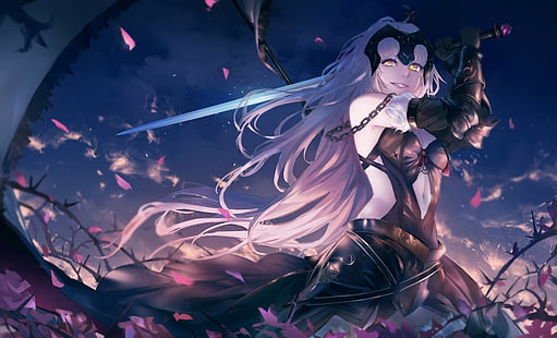 Série Fate, Fate / Grand Order, Vengeur (Fate / Grand Order), Jeanne d'Arc Alter, Fond d'écran HD HD wallpaper