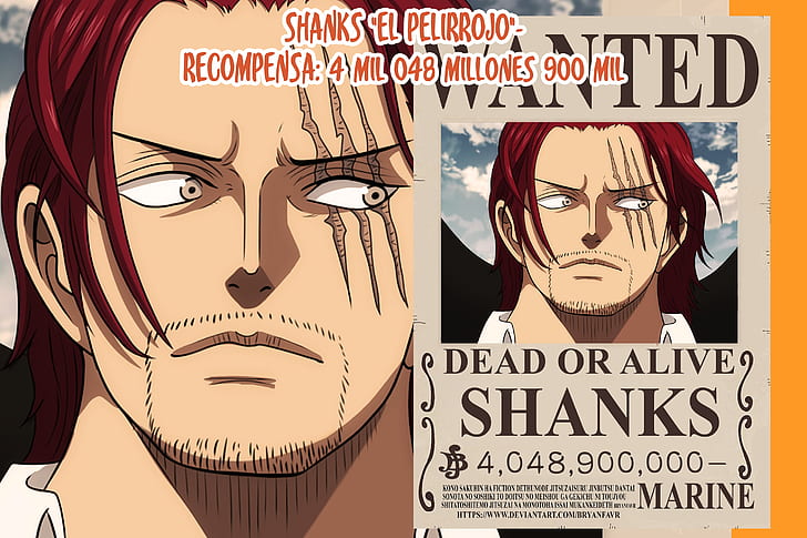 One Piece, Shanks (Una pieza), Fondo de pantalla HD