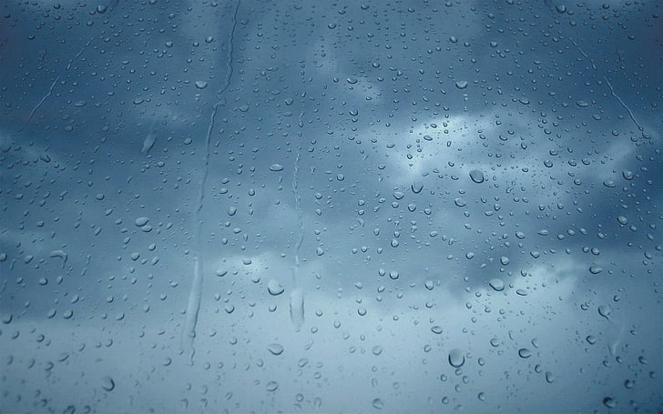 acqua rugiada, pioggia, acqua sul vetro, Sfondo HD
