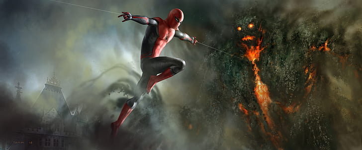 Spider-Man, Spider-Man: Far From Home, Marvel Comics, Fondo de pantalla HD