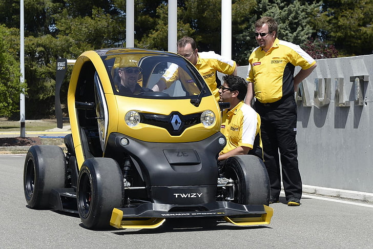 Renault Twizy RS F1 Concept, renault twizy rs_f1 concept 2013, car, HD wallpaper