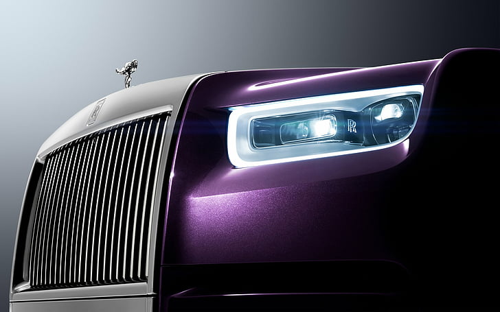 Rolls Royce, Rolls-Royce Phantom, Car, Close-Up, Purple Car, Rolls-Royce  Phantom, HD wallpaper | Wallpaperbetter