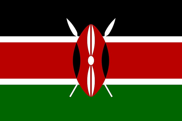 Флаг 2000px, Кения SVG, HD обои