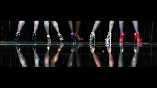 wanita, sepatu hak tinggi, stoking jala, kaki, Wallpaper HD HD wallpaper