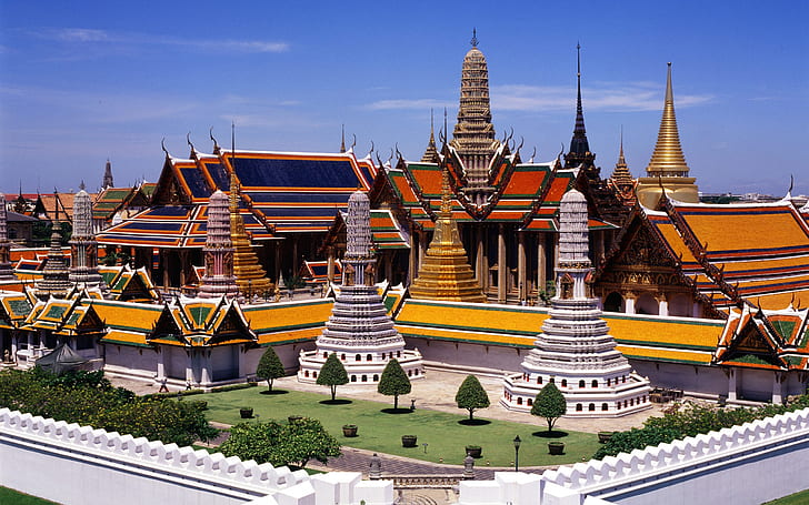 Bangkok Grand Palace 07981, HD-Hintergrundbild