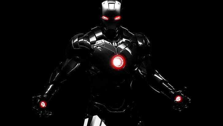 Dark Iron Man, Dark, Iron, Man, HD wallpaper