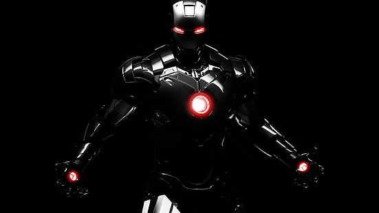 Dark Iron Man, Dark, Iron, Man, HD wallpaper HD wallpaper