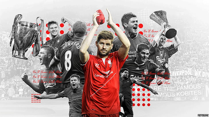 Futebol, Steven Gerrard, Liverpool F.C., HD papel de parede
