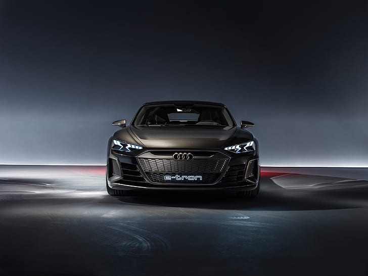 Audi e-tron GT, концепт-кары, 2019, 4K, HD обои