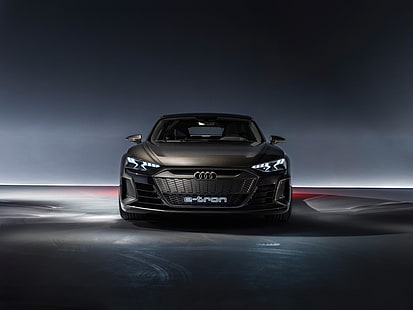 Audi e-tron GT, Концептуални автомобили, 2019, 4K, HD тапет HD wallpaper