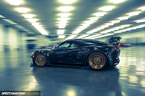 Lotus Exige HD, черна супер кола, автомобили, лотос, exige, HD тапет HD wallpaper