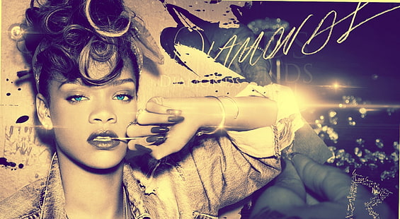 Rihanna-Diamonds, Rihanna, Music, Rihanna, Sfondo HD HD wallpaper