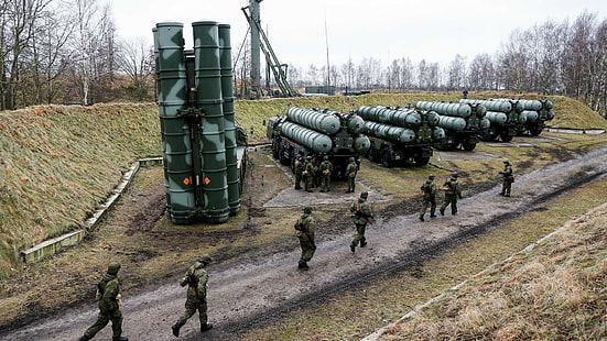 soldats, Russie, S-400, Défense, Oblast de Kaliningrad, système de missiles antiaériens, unités de défense aérienne de la flotte balte, S-400 