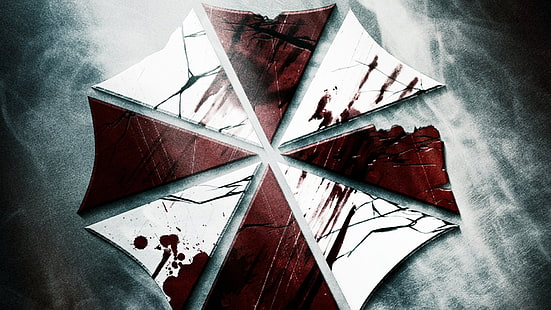 Resident Evil зонтик логотипы 1920x1080 Видеоигры Resident Evil HD Art, Resident Evil, Umbrella Corp., HD обои HD wallpaper