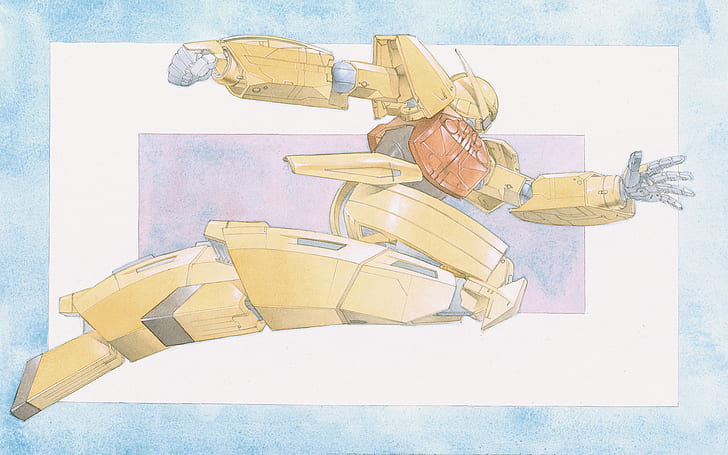 Gundam Anime Drawing HD, digital/artwork, anime, drawing, gundam, HD wallpaper