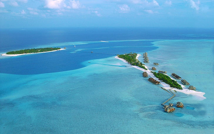 nature, Maldives, Fond d'écran HD
