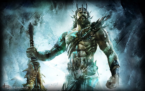 God of War carta da parati digitale, videogiochi, God of War, Poseidon, mitologia, God of War: ascensione, Sfondo HD HD wallpaper