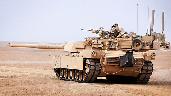czołg, amerykański, Abrams, czołg podstawowy USA, Tapety HD HD wallpaper