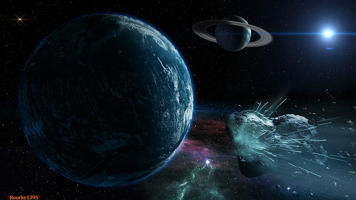 การระเบิดของดาวหางอุกกาบาตอุกกาบาตดาวเคราะห์น้อยการระเบิดของดาวหาง, วอลล์เปเปอร์ HD