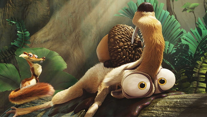 Ice Age, Ice Age: Dawn Of The Dinosaurs, filmer, Scrat, Scratte, HD tapet