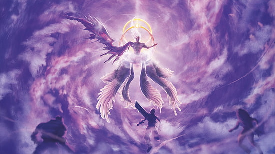فاينل فانتسي ، فاينل فانتسي السابع ، باريت والاس ، Cloud Strife ، Sephiroth (فاينل فانتسي) ، تيفا لوكهارت، خلفية HD HD wallpaper