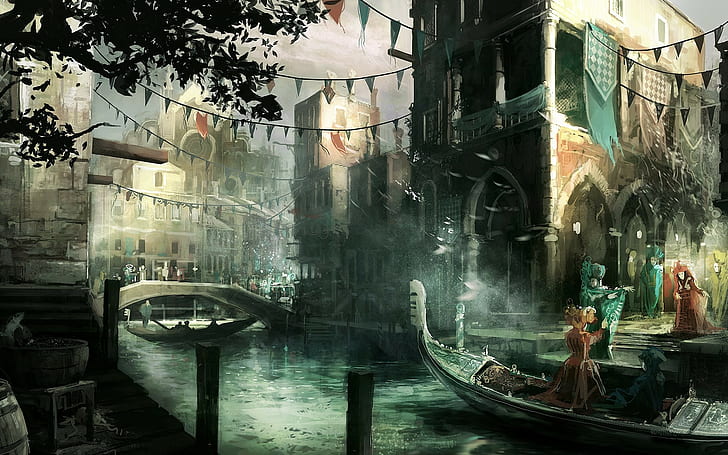 artwork, ancient, Assassin's Creed 2, video games, HD wallpaper