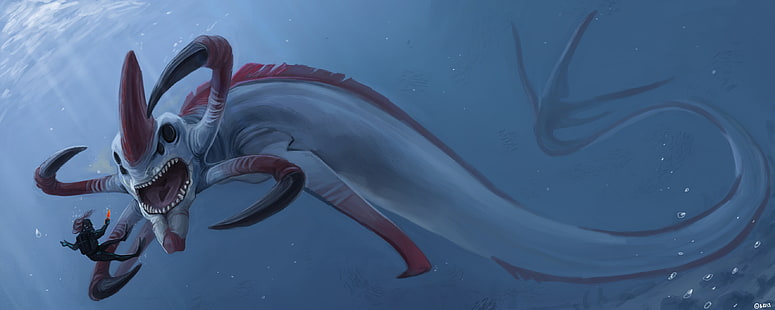 วิดีโอเกม Subnautica สัตว์ประหลาดทะเลใต้น้ำ, วอลล์เปเปอร์ HD HD wallpaper
