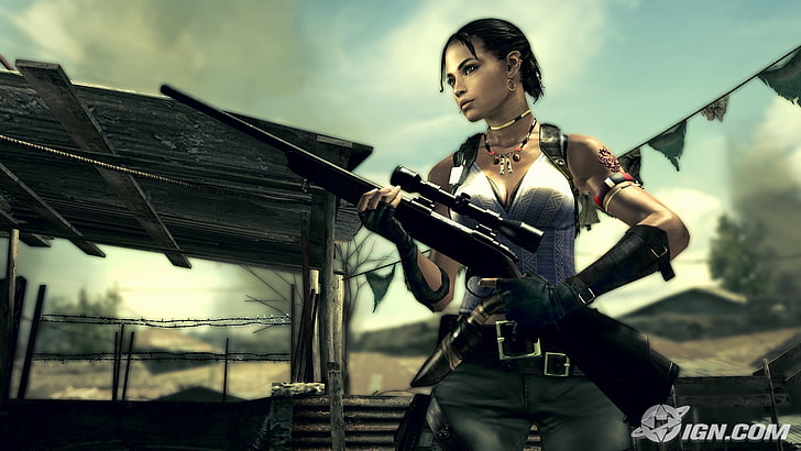 Обитель злых девушек с оружием sheva alomar 1920x1080 Видеоигры Resident Evil HD Art, Обитель зла, девушки с оружием, HD обои