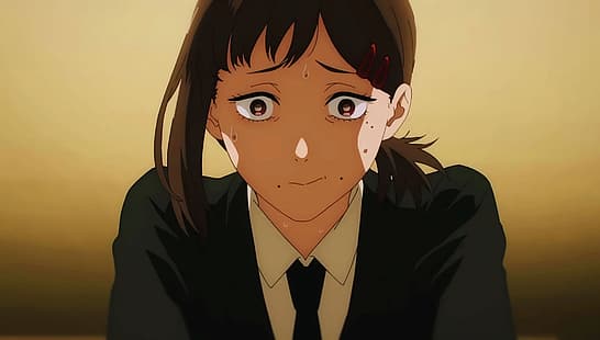 Kettensägenmann, TatsukiFujimoto, MAPPA, Anime, Kobeni (Kettensägenmann), 4K, HD-Hintergrundbild HD wallpaper
