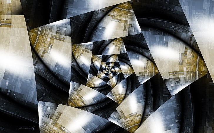 arte gráfica de ilusão de ótica, abstrata, HD papel de parede