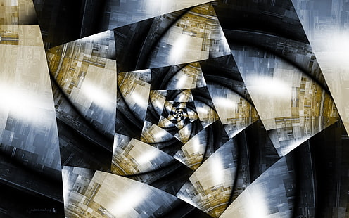 arte gráfica de ilusão de ótica, abstrata, HD papel de parede HD wallpaper
