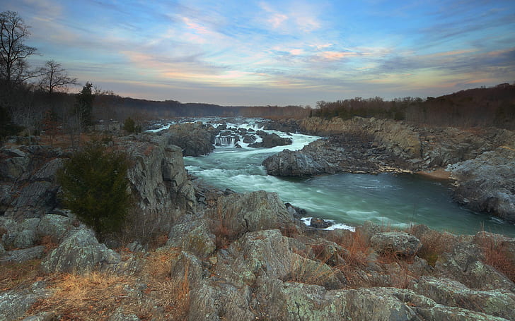 Great Falls Waterfall On The Potomac River In Maryland Ultra Hd Wallpapers For Desktop Mobile Phones And Laptop 3840×2400, HD wallpaper