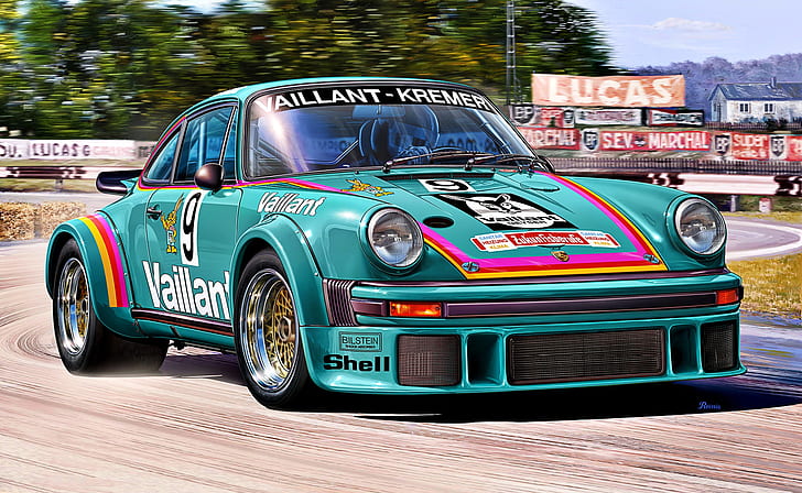 Tyskland, RSR, racerbil, Porsche 934, Valiant, HD tapet