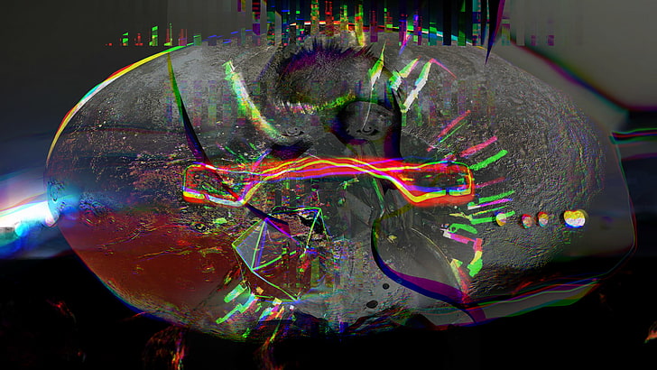 arte glitch, abstracto, Fondo de pantalla HD