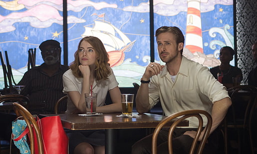 Film, La La Land, Emma Stone, Ryan Gosling, Fond d'écran HD HD wallpaper